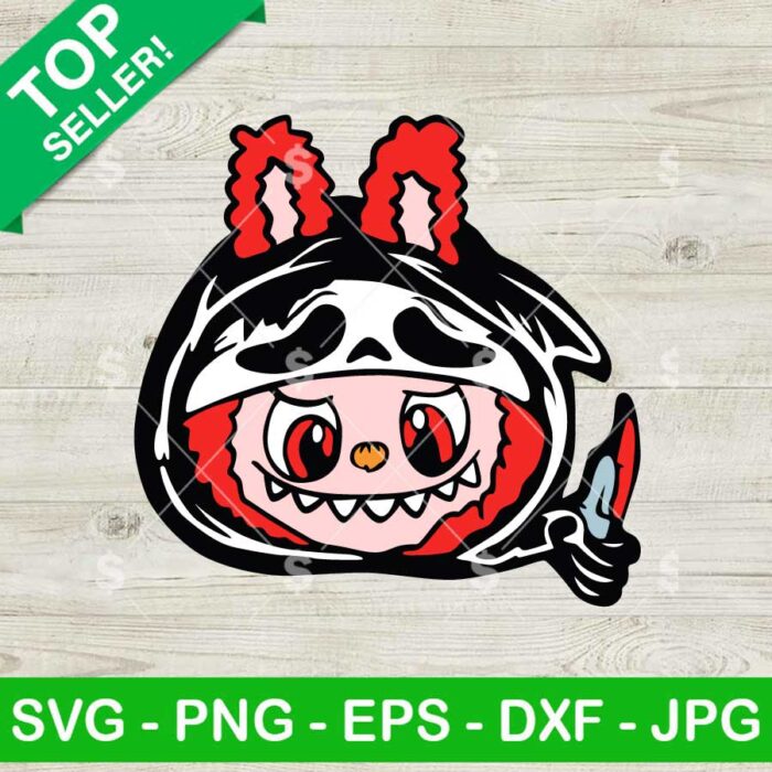Labubu Ghostface SVG