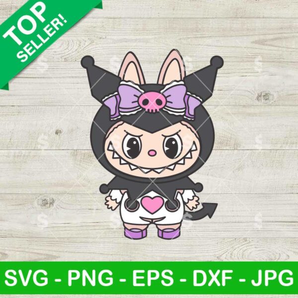 Labubu As Kuromi SVG