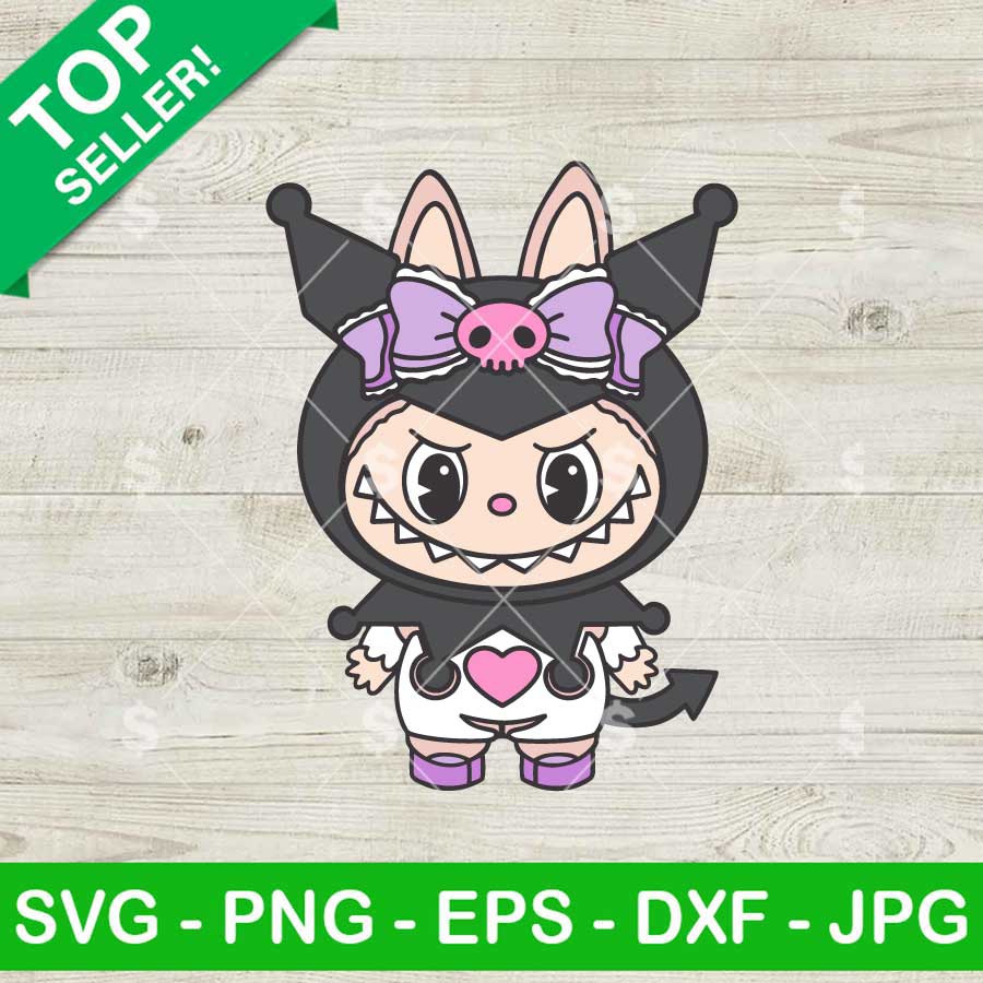 Labubu As Kuromi SVG