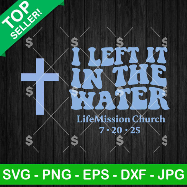 I Left It In The Water Png