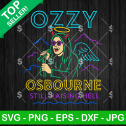 Ozzy Osbourne Rest In Peace SVG, Ozzy Osbourne SVG, Vintage 90s Ozzy Osbourne Hell SVG