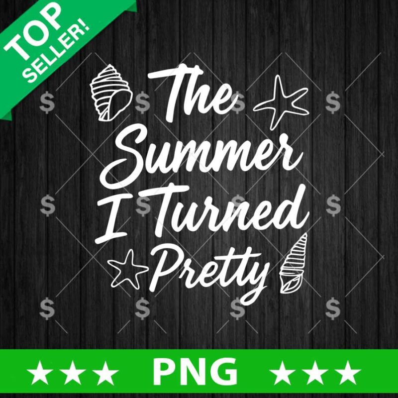 The Summer I Turned Pretty Png, Summer Sublimation Png, Holiday Sublimation Png