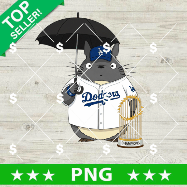 Los Angeles Dodgers Totoro Png