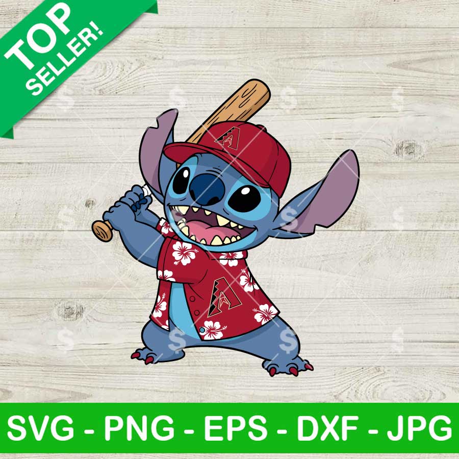 Stitch Arizona Cardinal SVG