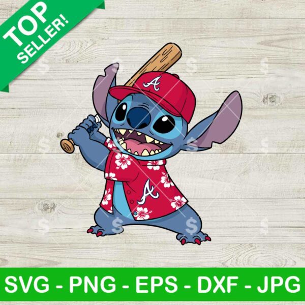 Atlanta Braves Stitch SVG