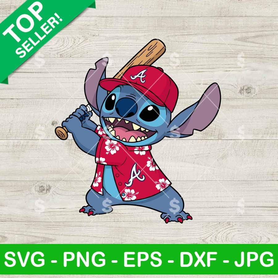 Atlanta Braves Stitch SVG