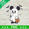 Baby Mickey Ghost Halloween PNG