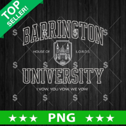 Barrington University PNG, Barrington University Lords Sublimation PNG, Officially Licensed Barrington University Sublimation PNG