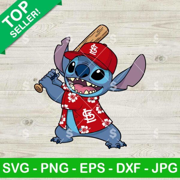 Louis Cardinals Stitch SVG