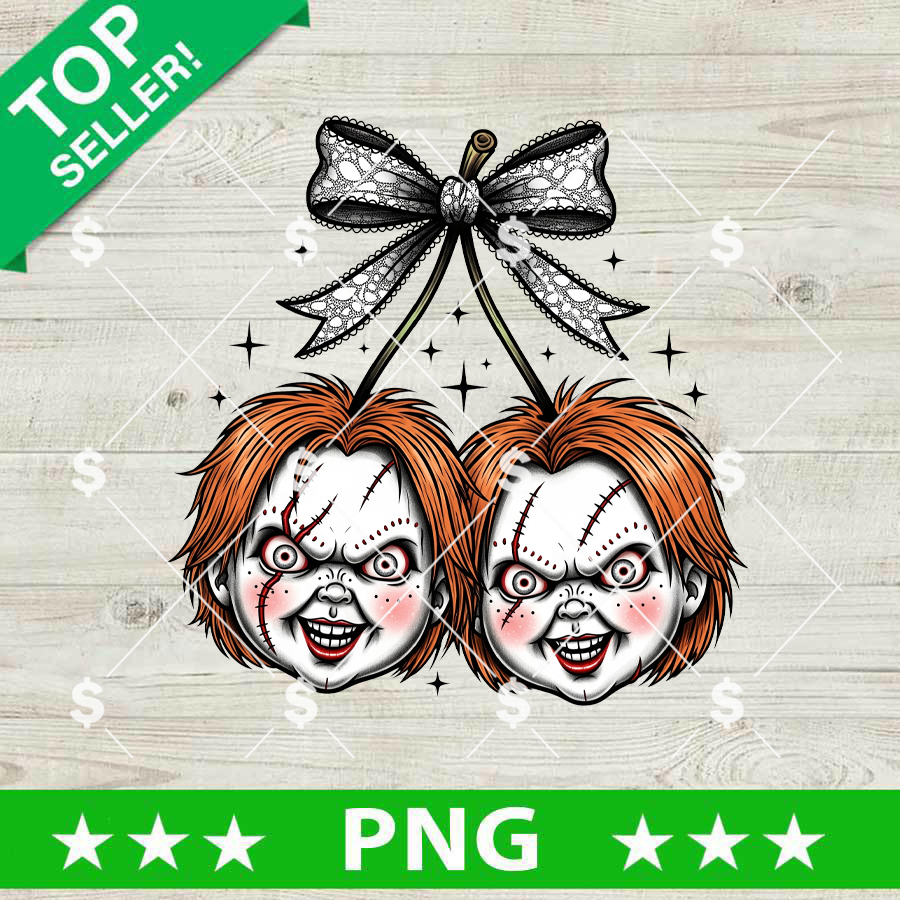 Chucky Halloween Cherries PNG