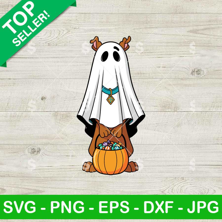 Cute Scooby Doo Ghost SVG