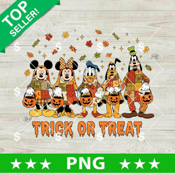 Disney Mouse And Friends Trick Or Treat PNG