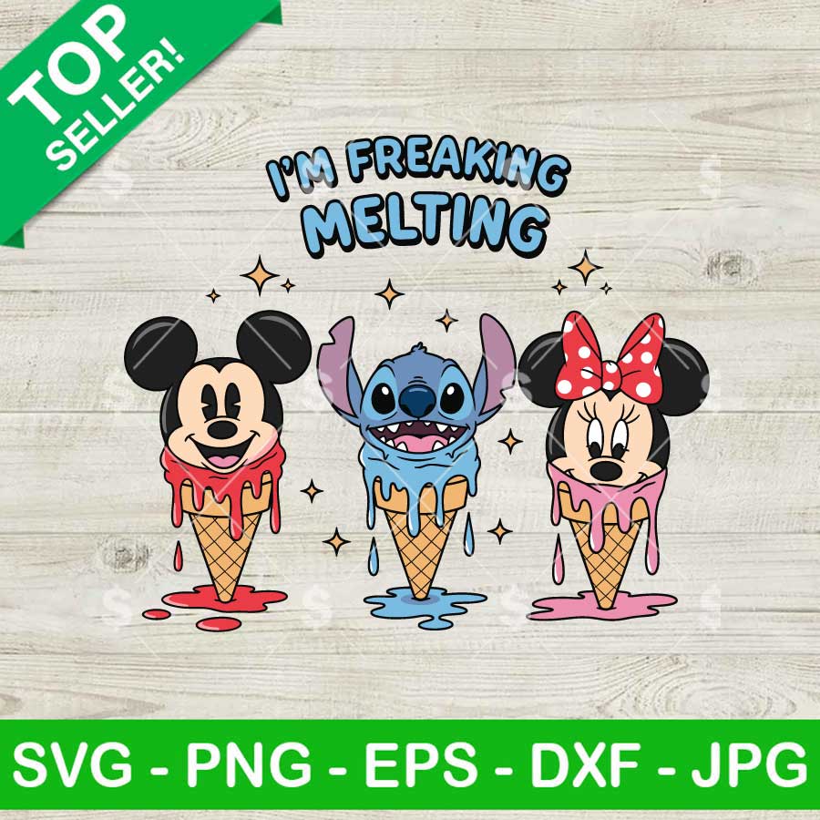 Disney Mouse Ice cream SVG