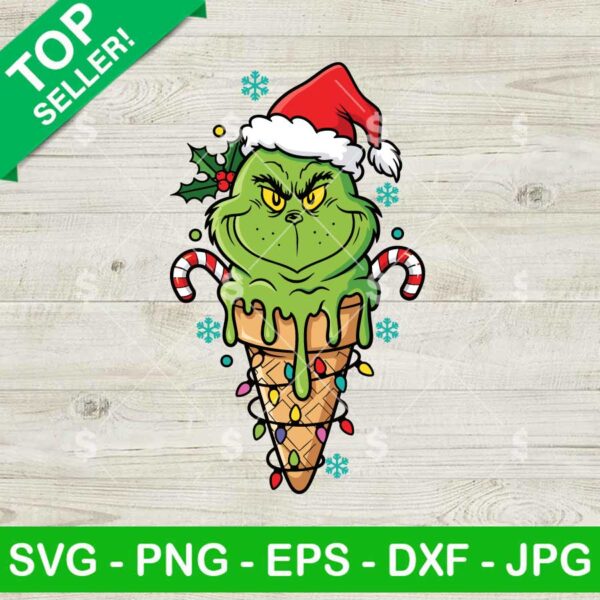 Grinch Ice Cream SVG
