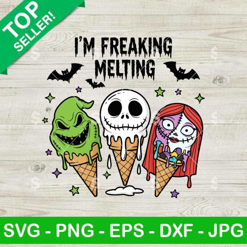 Jack Skellington Ice Cream SVG
