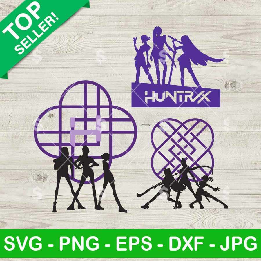 Kpop Huntrix Siluet Girls SVG