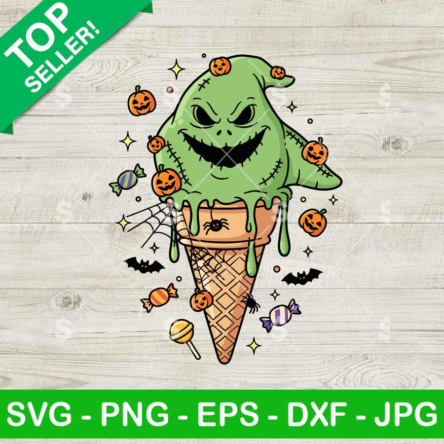 Oogie Boogie Halloween Ice Cream SVG
