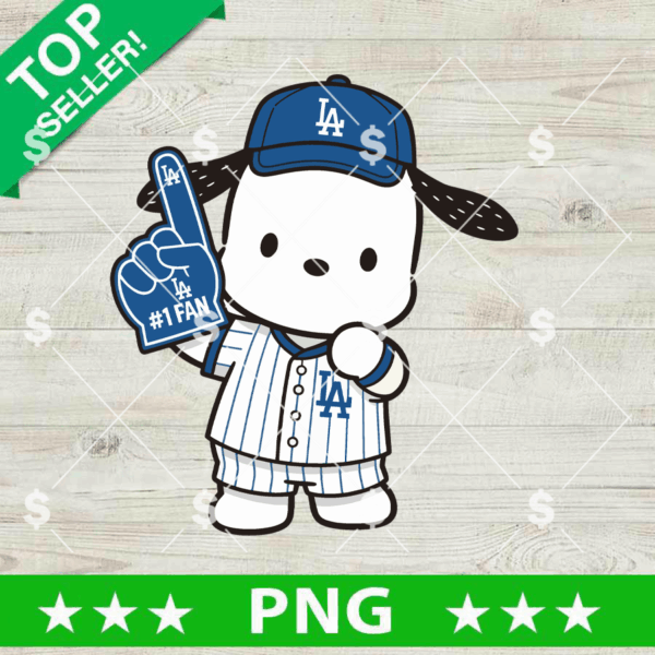Pochacco Baseball Fan PNG