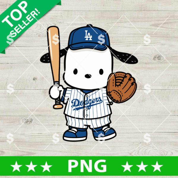 Pochacco LA Dodgers Team PNG