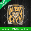 Retro Kansas City Football PNG