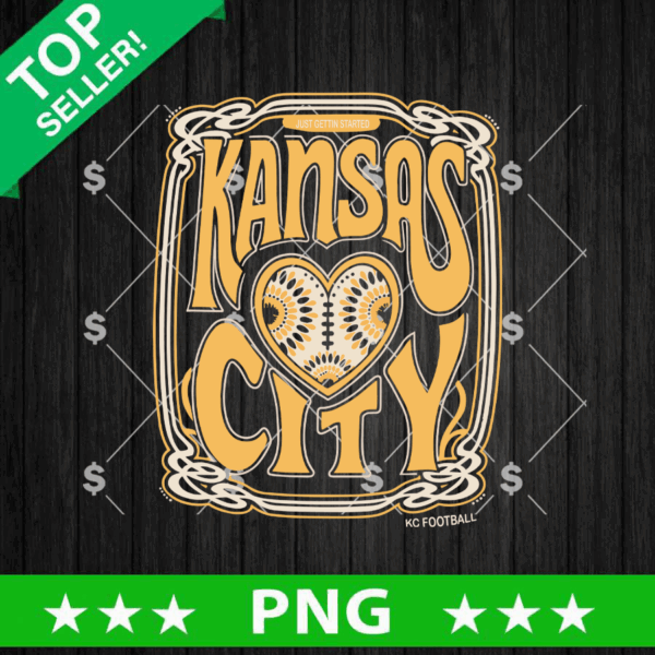 Retro Kansas City Football PNG