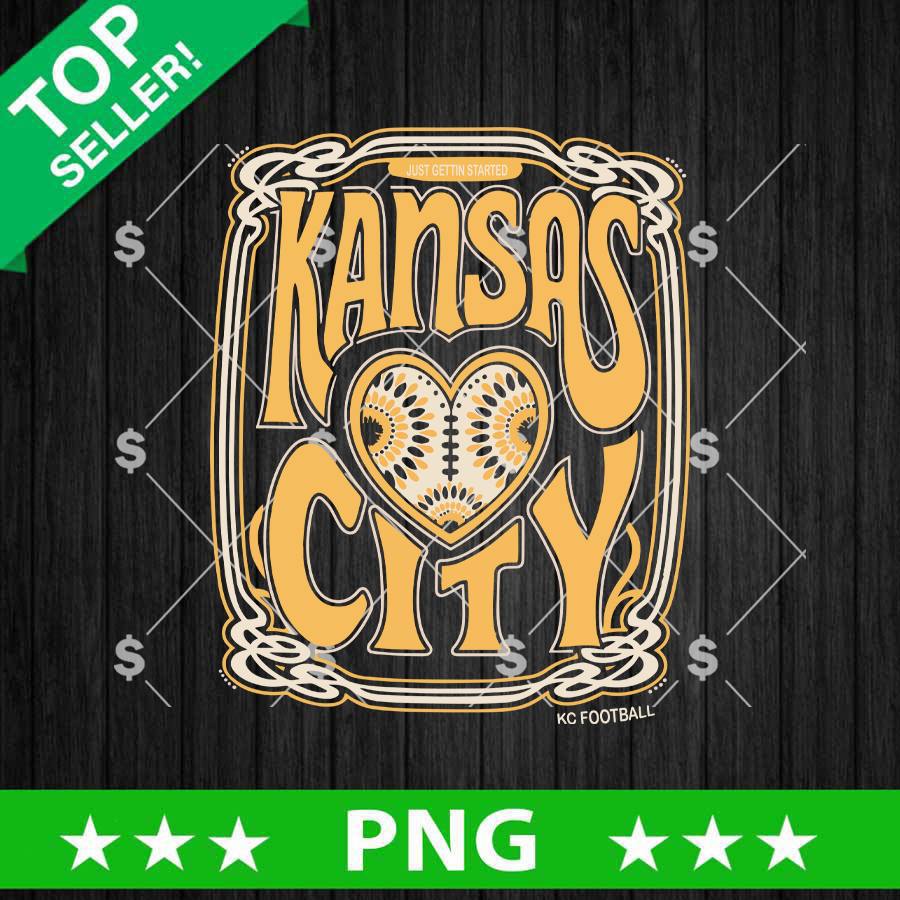 Retro Kansas City Football PNG