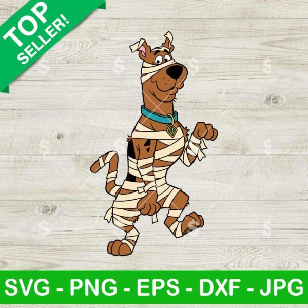 Scooby Doo As Mummy Halloween SVG