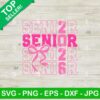 Senior 2026 Coquette Bow SVG