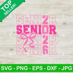 Senior 2026 Coquette Bow SVG