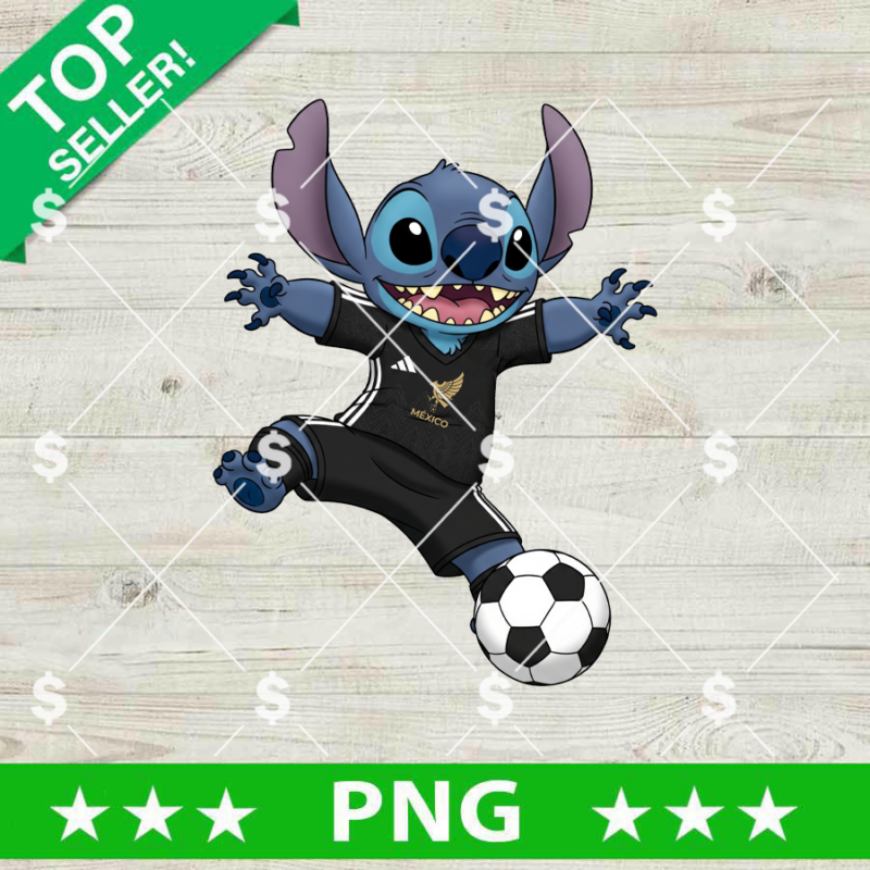 Stitch Mexico National Football Team PNG