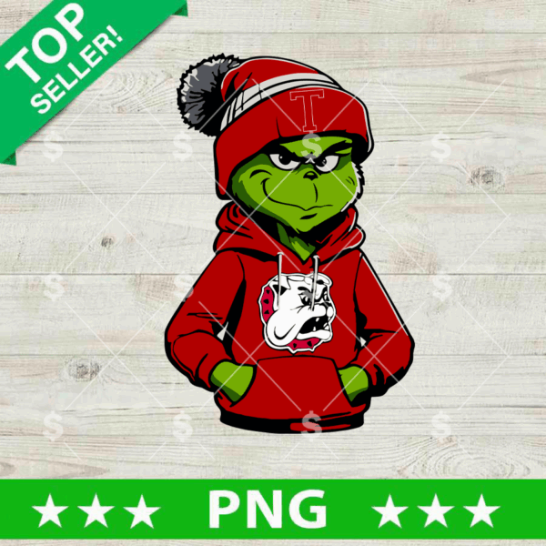 Grinch Thomasville NC Bulldog SVG