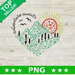 Adventure Awaits Moutain PNG
