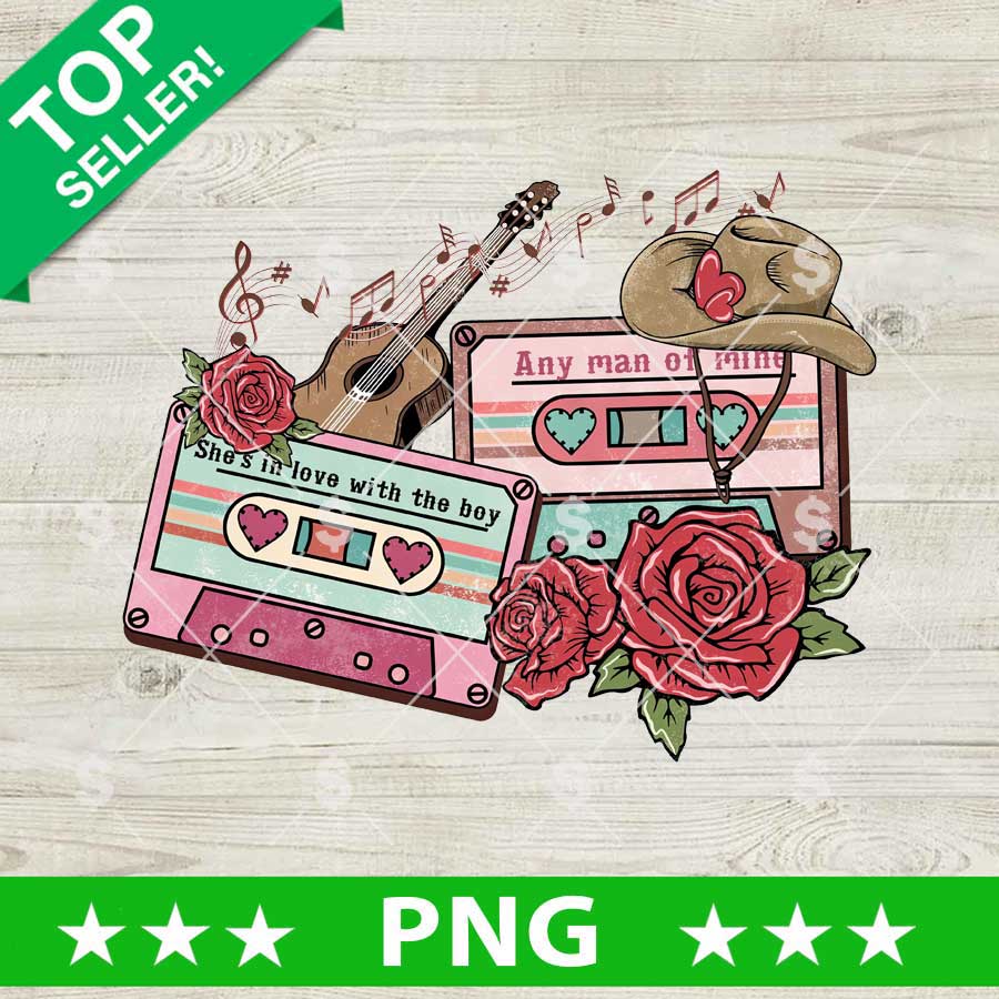 Country Music She's in Love With The Boy PNG