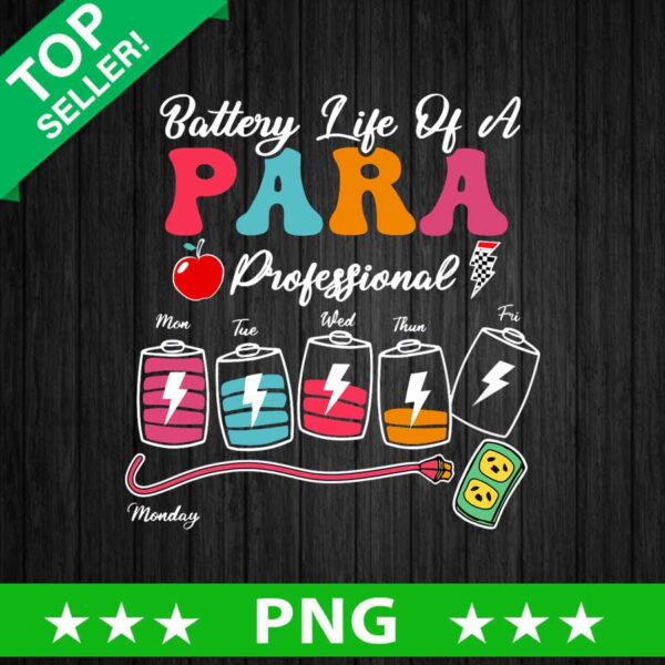 Battery Life Of A Para Professional PNG