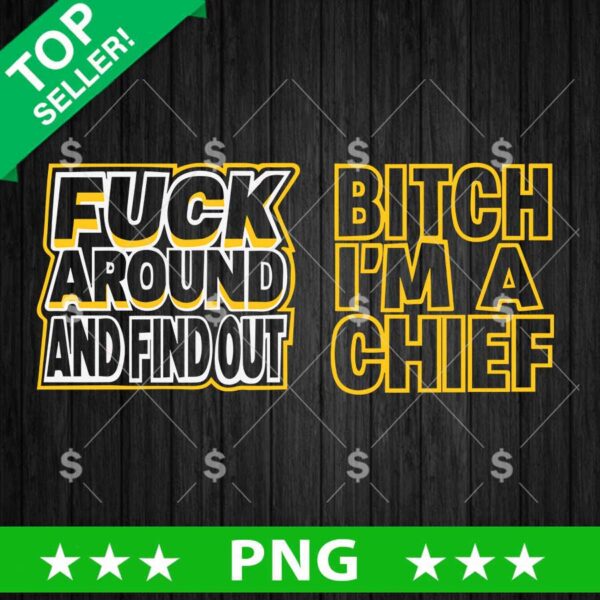 Bitch Im A Chief PNG