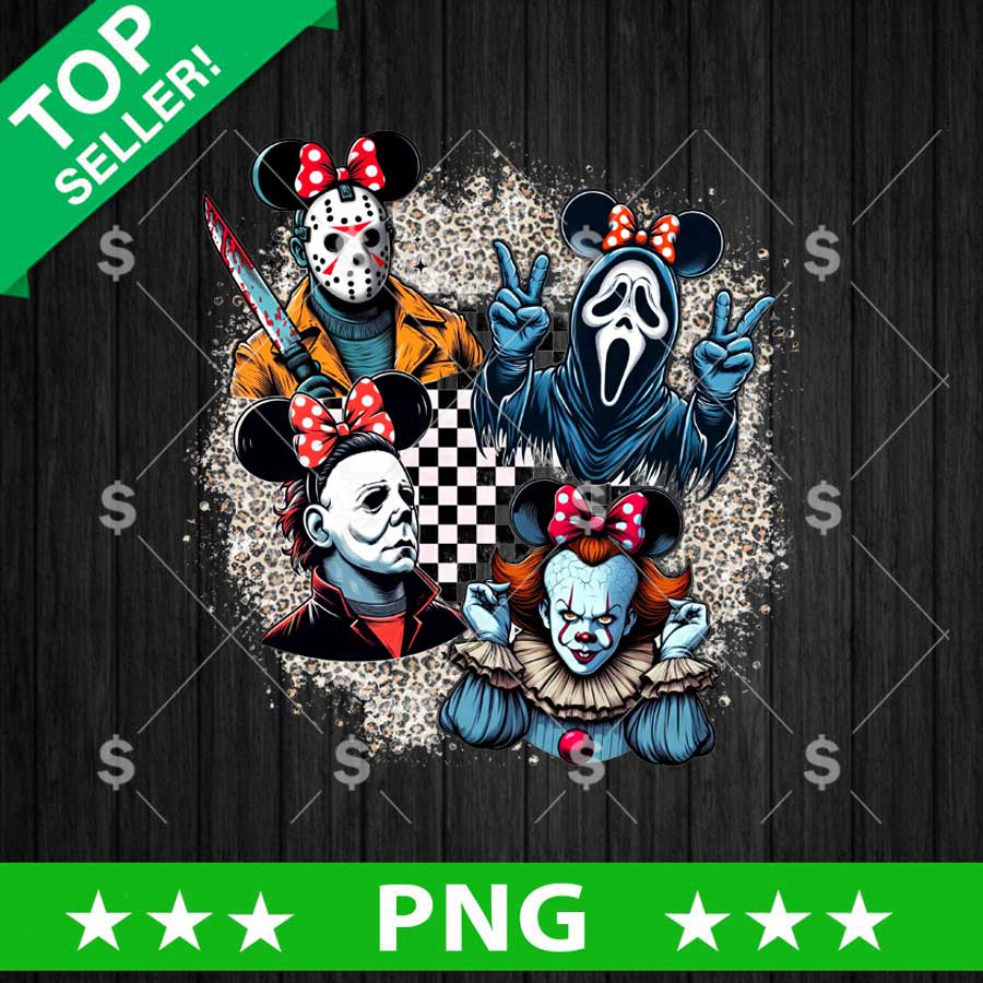 Horror Characters Mickey Head PNG