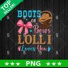 Boots Or Bows Lolli Loves You PNG