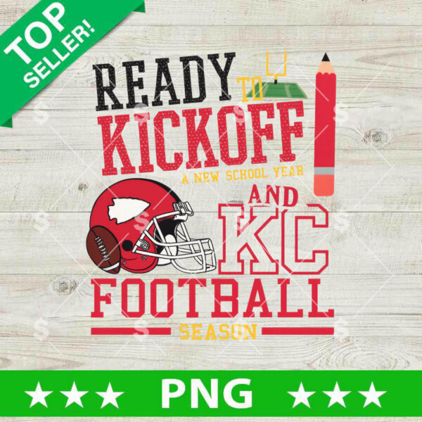 Ready to Kickoff A New School Year And KC Football Season PNG