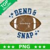 Bend Snap Football PNG