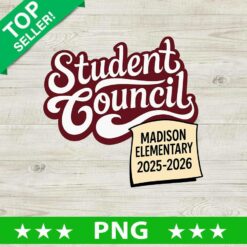 Student Council PNG, School Stickers PNG, Mandison Elementary Sublimation PNG