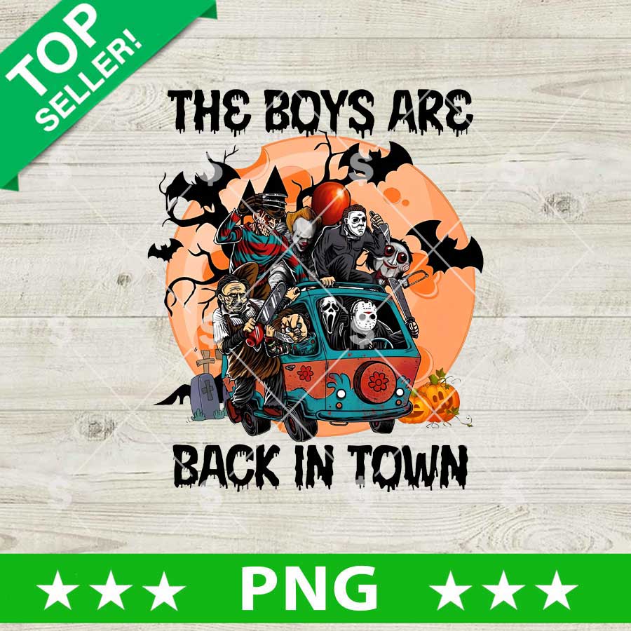 The Boys Are Back In Town Horror Characters PNG