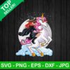 Witch ride a unicorn PNG, Unicorn haloween Sublimation transfer PNG, Halloween witch Heat Transfer PNG