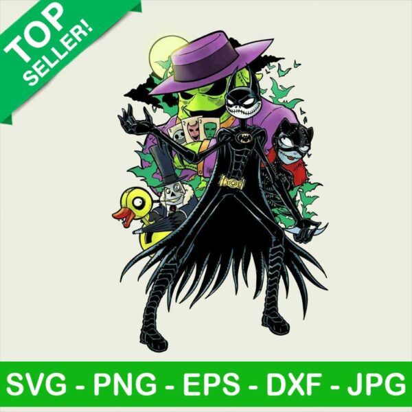 Nightmare Before Batman halloween PNG, Nightmare Before Batman Sublimation transfer PNG, Nightmare Before Heat Transfer PNG