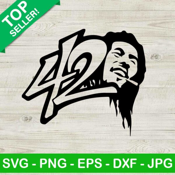 Bob Marley 420 SVG, Blunt Weed SVG, Marley 420 SVG