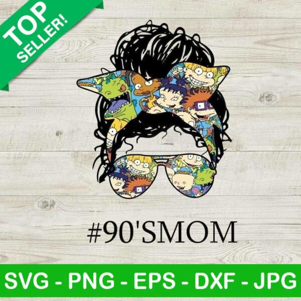 90's mom messy bun PNG, Messy bun Sublimation transfer PNG, 90's mom Heat Transfer PNG