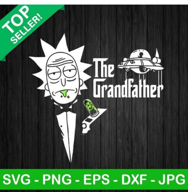 The Grandfather PNG, Rick and Morty Sublimation transfer PNG, Rick grandpa Heat Transfer PNG