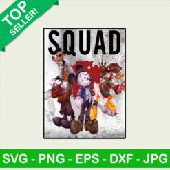 Horror Mickey squad PNG, Mickey and friend Sublimation transfer PNG, Horror squad Heat Transfer PNG