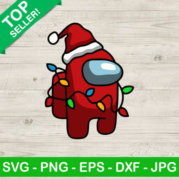 Among us christmas SVG, Among us SVG, Christmas SVG