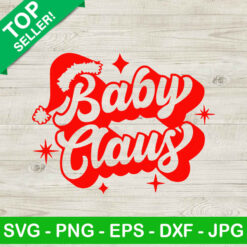 Baby claus SVG, Santa claus hat SVG, Kids christmas SVG