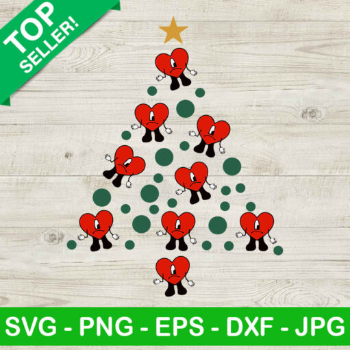 Bad bunny pine tree SVG